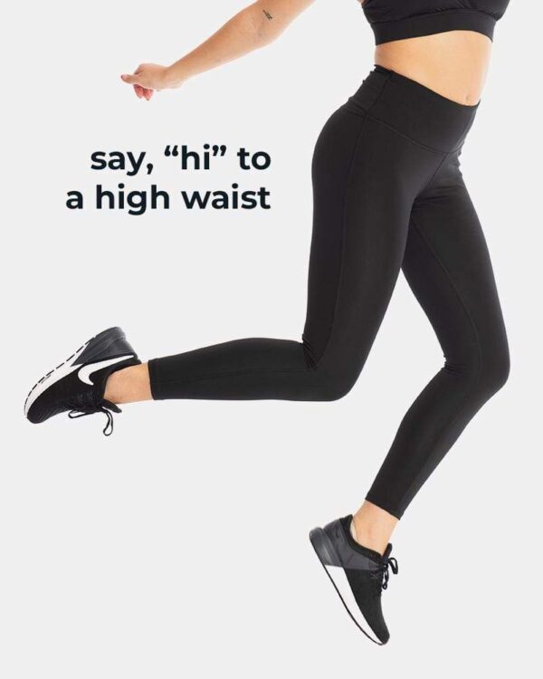 Squeeze Play High-Waist Legging – Booya Black - Image 2