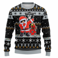 Dabbing-Raider-Claus---Black-Silver-Swag-Sweater-1